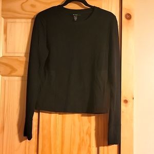 Victoria's Secret On Point Long Sleeve Top,Large,Black